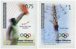 41470 MNH ARGENTINA 1996 26 JUEGOS OLIMPICOS VERANO ATLANTA 1996 - CANDIDATURA BUENOS AIRES 2004 - Nuovi