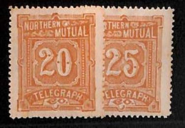 76578 - United States - STAMPS - Scott #  TELEGRAPH  T 3/4  Mint Hinged MH - Telegraph Stamps