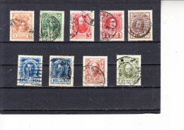 RUSSIA  1913 - Romanov - 9 Valori Con Annullli Originari - Used Stamps