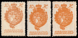 LIECHTENSTEIN - 1920 - Mi.39 - 10Kr Ocher - Mint* (ref.887n) - Unused Stamps