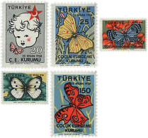 299085 HINGED TURQUIA 1958 DIBUJOS INFANTILES - Collections, Lots & Séries
