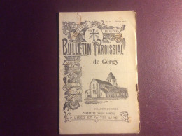 Bulletin Paroissial GERGY 71 ( Chalon Sur Saône ) Février 1912 - Bourgogne