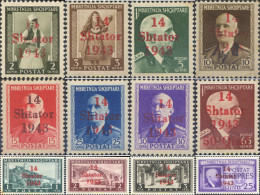 680658 MNH ALBANIA. Ocupación Alemana 1943 RESTABLECIMIENTO DE LA INDEPENDENCIA - Duitse Bez.: Albanië