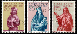 LIECHTENSTEIN - 1966 - Mi.471/3 20rp, 30rp & 1fr70 Pfarrkirche In Vaduz - VFU° - Gebruikt