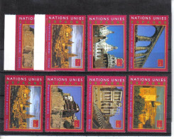 VNG608 UNO GENF 2000 UNESCO-WELTERBE SPANIEN MICHL 399/00 + 401/06 ** Postfrisch - Neufs