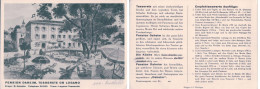 Tesserete TI, Restaurant Et Pension Daheim, Propriétaire R. Anselm, Publicité Au Verso (39209) 10x15 - Tesserete 