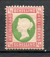 Col33 Allemagne Heligoland 1867  N° 5 Neuf X MH Cote : 35,00€ - Héligoland