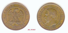 10 Ct Napoleon 1852 A - 10 Centimes