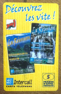 RÉUNION NRJ CARTE INTERCALL PREPAID PREPAYÉE CALLING CARD NO TELECARTE PHONECOTE TELEFONKARTE SCHEDA PHONECARD - Reunion