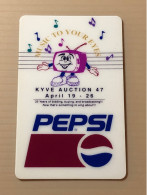 Mint USA UNITED STATES America Prepaid Telecard Phonecard, KYVE AUCTION 47 PEPSI SAMPLE CARD, Set Of 1 Mint Card - Collections