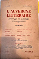 L'Auvergne Littéraire Artistique Et Historique - 190 - 1966 - Auvergne