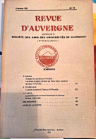 Revue D'Auvergne - Tome 95, N°2 (n° 484 De La Collection) - 1981 - Auvergne