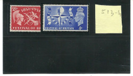 Gran Bretagna 1951 Mnh** - Neufs