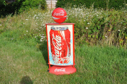 Enseigne Publicitaire De Trottoir Double Face Coca Cola - Enseignes