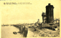 Belgique - Flandre Occidentale - Ruines De Nieuport - Le Grand Chenal Et Les Quais - Nieuwpoort