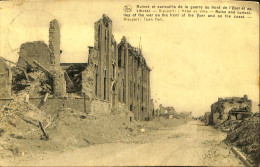 Belgique - Flandre Occidentale -Nieuport - Ruines De Nieuport - L'Hôtel De Ville - Nieuwpoort