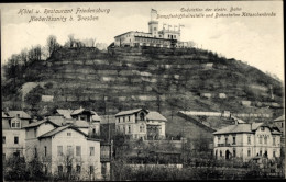 CPA Niederlößnitz Radebeul Sachsen, Hotel Und Restaurant Friedensburg - Radebeul