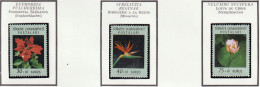 TURQUIE - Fleurs, Flowers, Poinsettia, Strélitzie, Lotus De Chine - Y&T N° 1618-1620 - 1962 - MNH - Ungebraucht