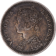 Monnaie, Inde Britannique, Victoria, 1/4 Rupee, 1892, TTB+, Argent, KM:490 - Indonesië