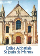 ST-JOUIN De MARNES, Eglise Abbatiale (XIè Et XIIè S.) La Façade - Saint Jouin De Marnes