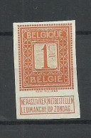 BELGIEN Belgium 1912 Michel 89 (*) Proof Essay Probedruck - Essais & Réimpressions