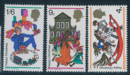 P0777 - GB - STAMPS - SG # 775/77 -  PHOSPHOR MISSING!   MNH Toys TRAINS Dolls - Variétés, Erreurs & Curiosités