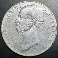 Netherlands 2 1/2 2.5 Gulden Willem William II 1845 Very Fine Polished - 1840-1849: Willem II.
