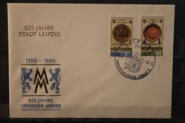 DDR 1990;  Leipziger Frühjahrsmesse 1990, Messebrief; MiNr. 3316-17; Seltener SST - Sobres - Usados