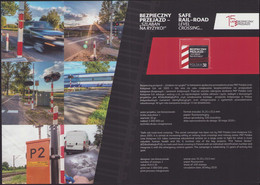 2020 Poland Mini Booklet / Safe Rail - Road Level Crossing, Train, Railway, Transport / With Stamp MNH** - Cuadernillos