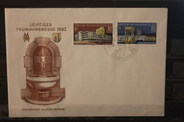 DDR 1982;  Leipziger Frühjahrsmesse 1982, Messebrief; MiNr. 2683-84, ESST - Sobres - Usados