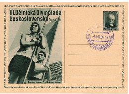 1934 III Dělnická Olympiáda - CDV54/1 - Cartoline Postali