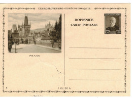 Czechoslovakia Illustrated Postal Stationery Card Praha 10 Hrad - CDV67/8 - Cartoline Postali