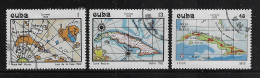 CUBA 1973 SCOTT 1850,1852,1853 CANCELLED 1.25 - Gebraucht