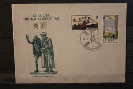 DDR 1981;  Leipziger Frühjahrsmesse 1981, Messebrief; MiNr. 2593-94; ESST - Covers - Used