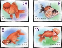 China Taiwan 2021 Goldfish 4v Mint - Ongebruikt