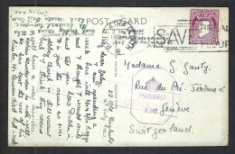 IRLANDE 1942: CP De Dublin Pour Genève (GE, Suisse) - Brieven En Documenten