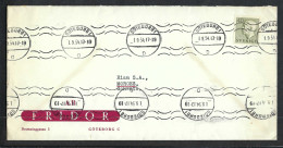 SUEDE 1954: LSC De GÖTEBORG Pour Morges (VD, Suisse) - Covers & Documents