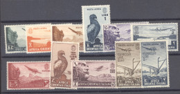 Italie  -  Afrique Orientale  -  Avion  :  Yv  1...13  *   11 Valeurs - Italian Eastern Africa