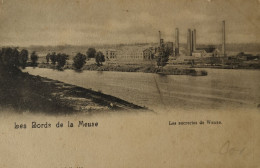 Wanze // Les Bords De La Meuse // Les Sucreries De Wanze Ca 1900 Vuil - Vlekkig - Wanze