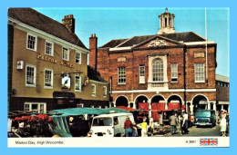 CPSM Couleurs - High Wycombe (Royaume-Uni) - 23. Market Day - Buckinghamshire