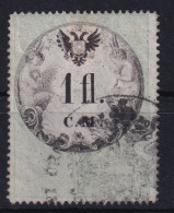 AUSTRIA 1854 - Canceled - Stempelmarke Der 1. Ausgabe C.M. - 1fl - Fiscali