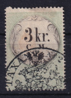 AUSTRIA 1854 - Canceled - Stempelmarke Der 1. Ausgabe C.M. - 3kr - Fiscaux
