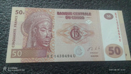 KONGO--      50FR     UNC - Repubblica Del Congo (Congo-Brazzaville)