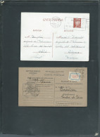 Lot De 8 Documents , Lettres , Carte , Divers , Periode 39/45 à étudier -  Malc 140 - Guerre De 1939-45