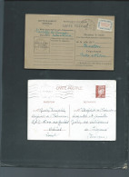 Lot De 8 Documents , Lettres , Carte , Divers , Periode 39/45 à étudier -  Malc 147 - Guerre De 1939-45