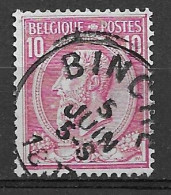 OBP48 Met Cirkelstempel Binche - 1869-1888 Lion Couché