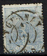 24A  Obl  Dc  Tournay +110 - 1866-1867 Kleine Leeuw