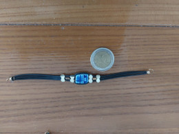 Bracelet égyptien (pierre Gravée) Bleu - Boucles D'oreilles