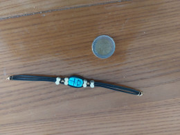 Bracelet égyptien (pierre Gravée) Turquoise - Boucles D'oreilles