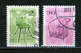HONGRIE : MEUBLES   - N° Yvert 3732+3737 Obli. - Used Stamps